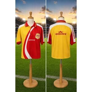Vintage Deportivo Morelia Cescord Soccer Jersey Polo Shirt Size 38